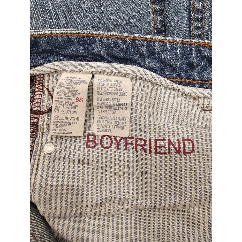 Tommy Hilfiger Women's Y2K '07 Boyfriend Demin Jeans Size 8S - Picture 4 of 9